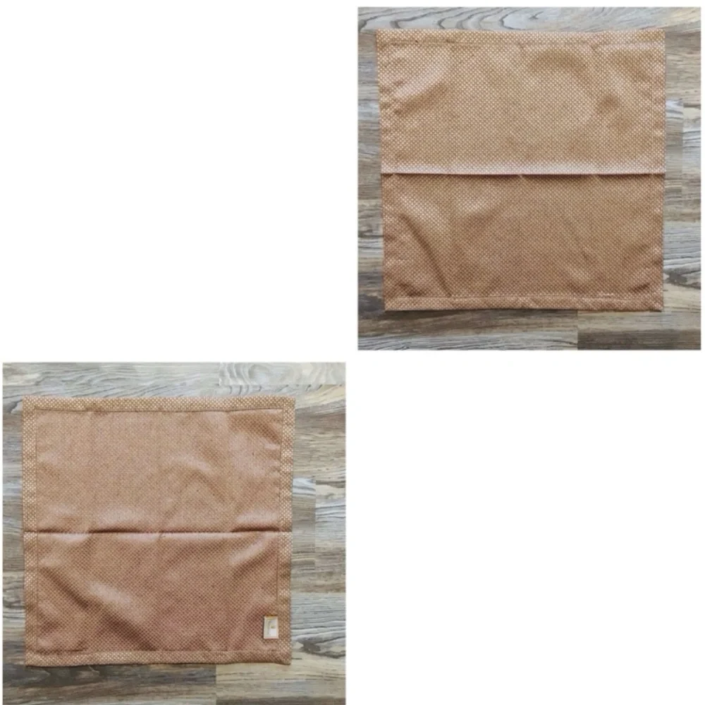 Waterford Wine and Gold Cloth Basketweave Napkins set of 11